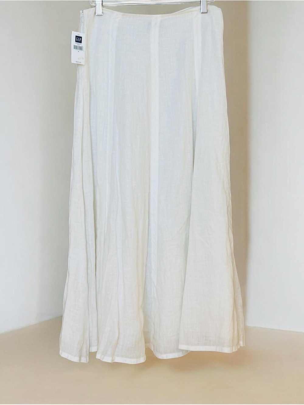 GAP Cream Linen Maxi Skirt